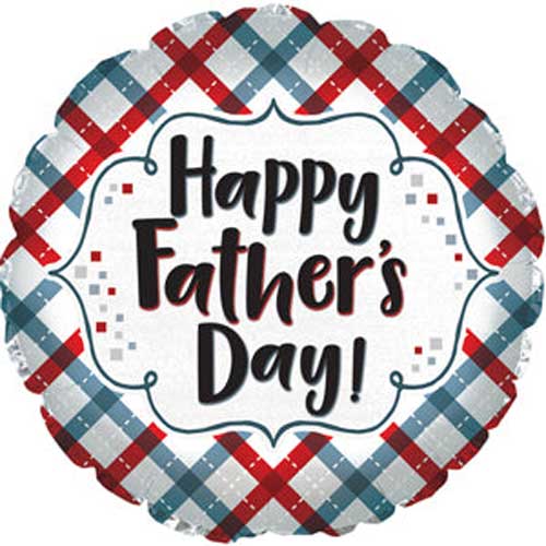 Father's Day Plaid Balloons