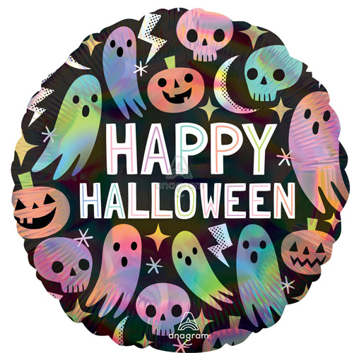 Iridescent Pastel Halloween Pumpkin