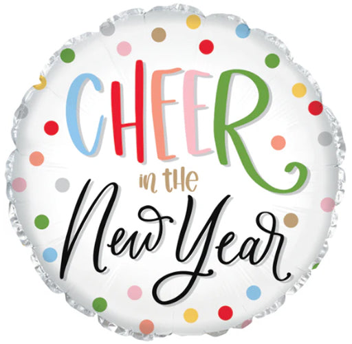 Cheer the New Year Foil Balloons