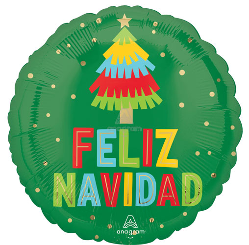 Feliz Navidad Foil Balloons