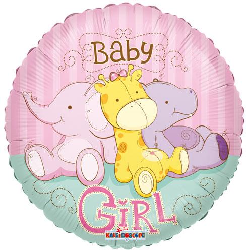 Baby Boy Jungle Animals Foil Balloons