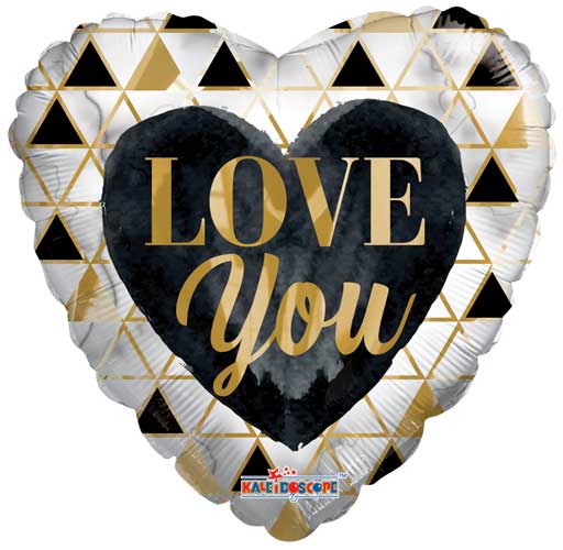 I Love You Gold Foil Balloons