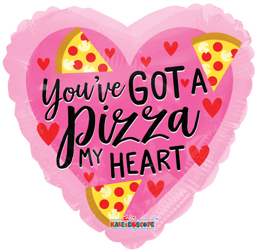 You've Got A Pizza My Heart Foil Balloons