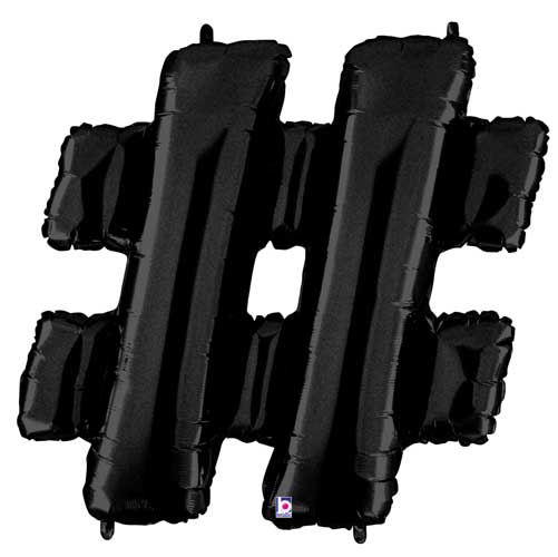 Megaloon Hashtag Foil Balloon