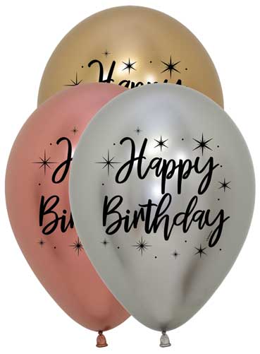 Birthday Reflex Balloon Assortment