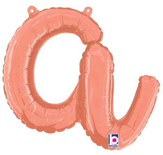 14" Air-Fill Script Letter Balloons