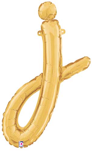 24" Air-Fill Script Letter Balloons