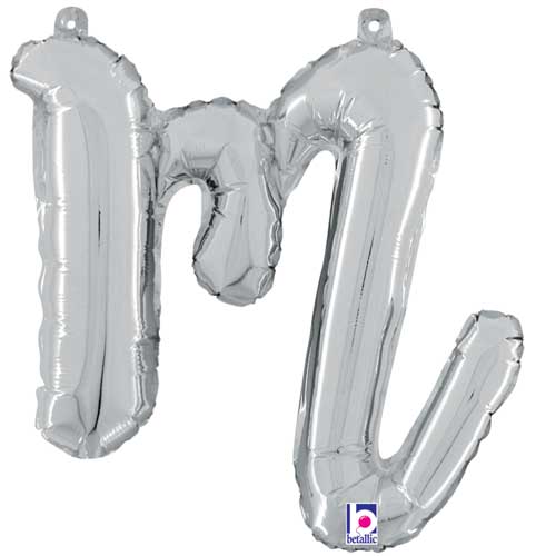 14" Air-Fill Script Letter Balloons