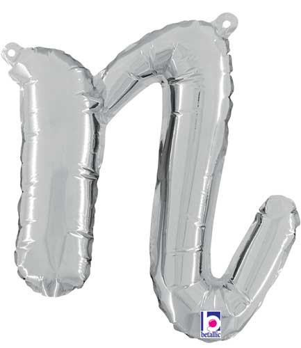 14" Air-Fill Script Letter Balloons