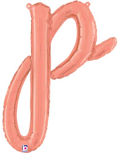 24" Air-Fill Script Letter Balloons