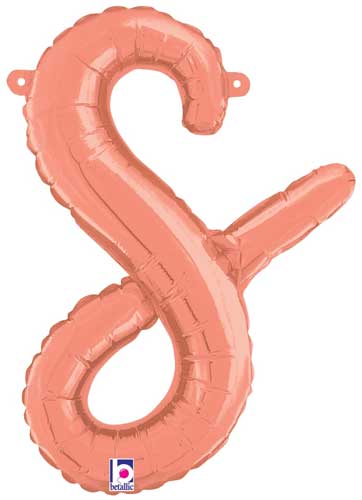 14" Air-Fill Script Letter Balloons
