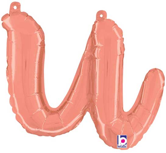 14" Air-Fill Script Letter Balloons