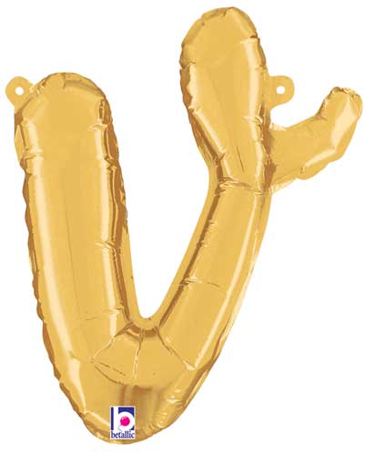 14" Air-Fill Script Letter Balloons