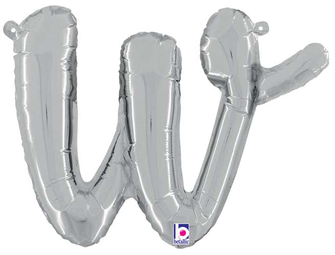 14" Air-Fill Script Letter Balloons