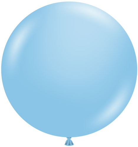 24 Baby Blue TUFTEX Balloons