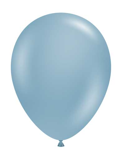 Blue Slate Latex Balloons