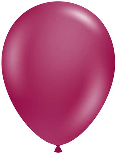 Crystal Burgundy Balloons