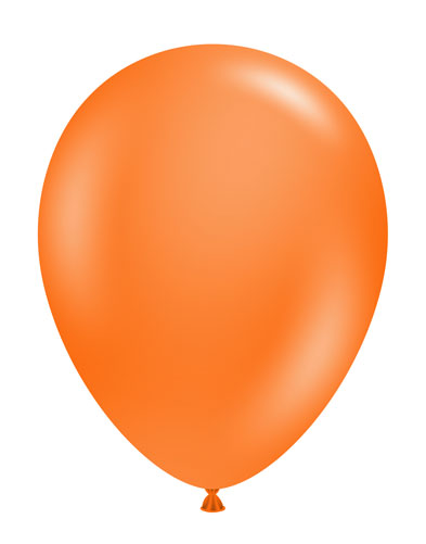 Orange Latex Balloons