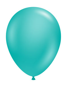11 Teal TUFTEX Balloons