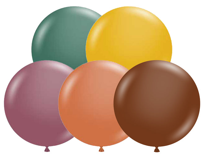 17 Autumn Assortment TUFTEX Balloons
