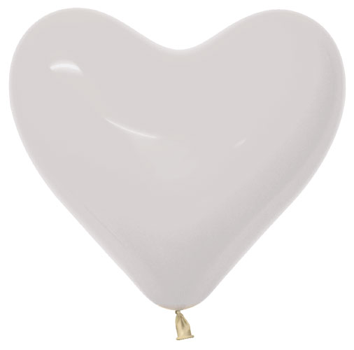 11 inch Crystal Clear Hearts