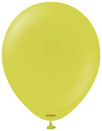 12" Retro Olive Balloons