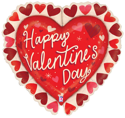 Valentine Frilled Heart Jumbo Shape