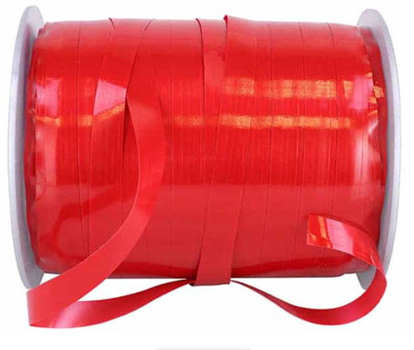 3/8 Wide Reliant Red Curling Ribbon