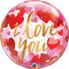 Love & Affection Bubble Plastic Balloons