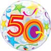50th Birthday Foil Balloons - Not Packaged