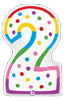 2nd Birthday Foil Balloons - Packaged