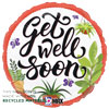Get Well Foil Balloons - Packaged