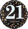 21st Birthday Foil Balloons - Packaged