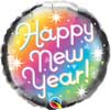 New Years Printed Foil Balloons