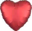 Solid Color Hearts Foil Balloons