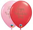 Valentine's Day Printed Latex Balloons