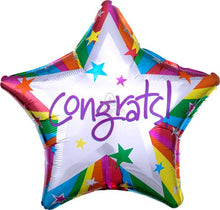 Rainbow Congrats Foil Balloons