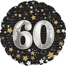 Birthday Gold Stars 60 Foil Balloons
