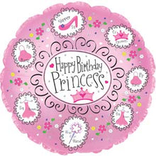 Birthday Princess Pink Foil Balloons