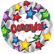 Congrats Stars Foil Balloons