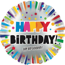 Happy Birthday Happy Colors Foil Balloons