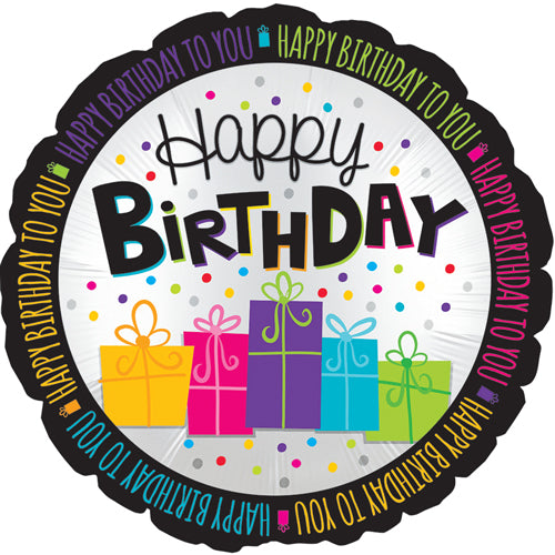 Happy Birthday Gifts Foil Balloons