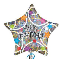 Prismatic Stars Birthday Foil Balloons