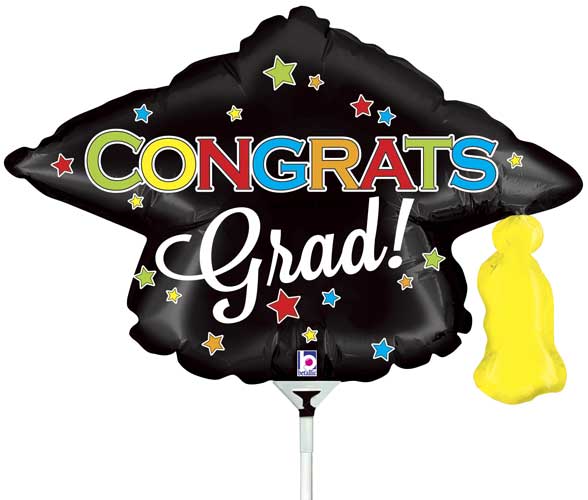 Preinflated 12" Grad Cap