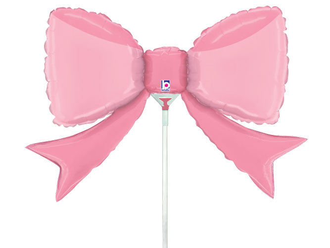 14 inch Air-Fill Mini Pink Bow