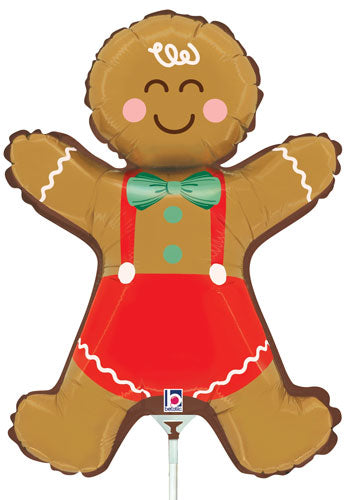 14" Gingerbread Man Balloons