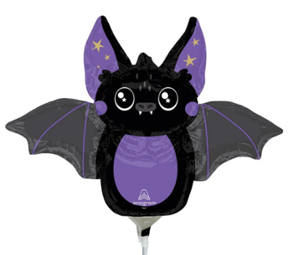 14" Twilight Halloween Bat Foil Balloon