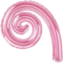 14" Magenta Spiral Air-Fill Balloons
