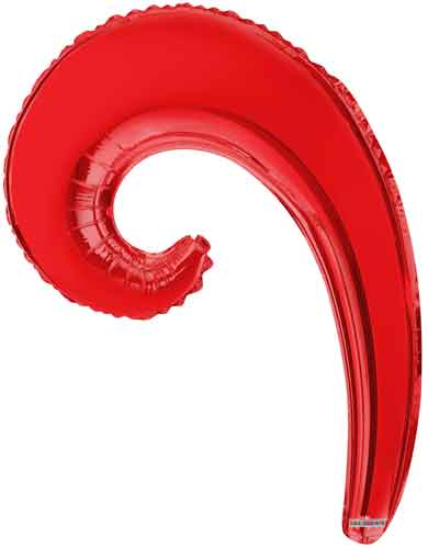 14" Red Wave Air-Fill Balloons