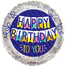 Birthday To You Banner Foil Balloons